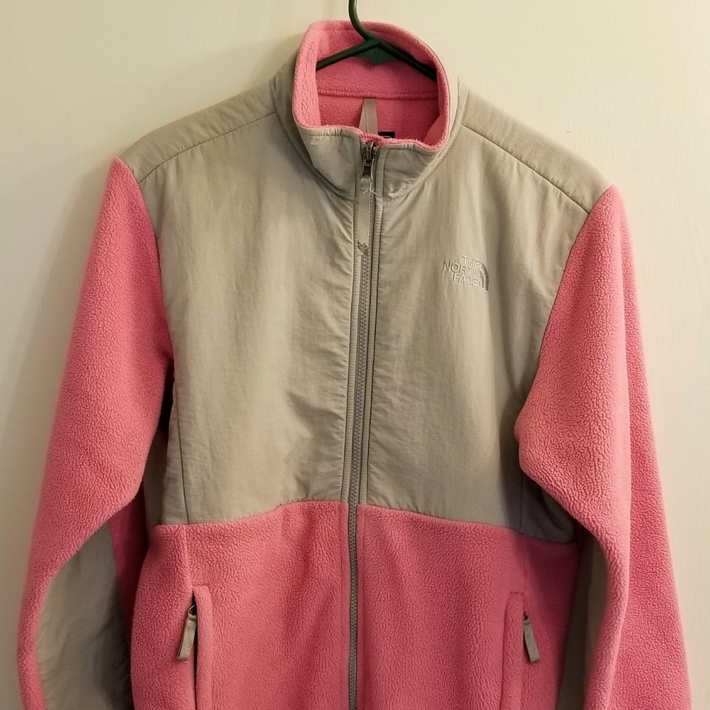 The North Face Pink and Gray Kids Jacket